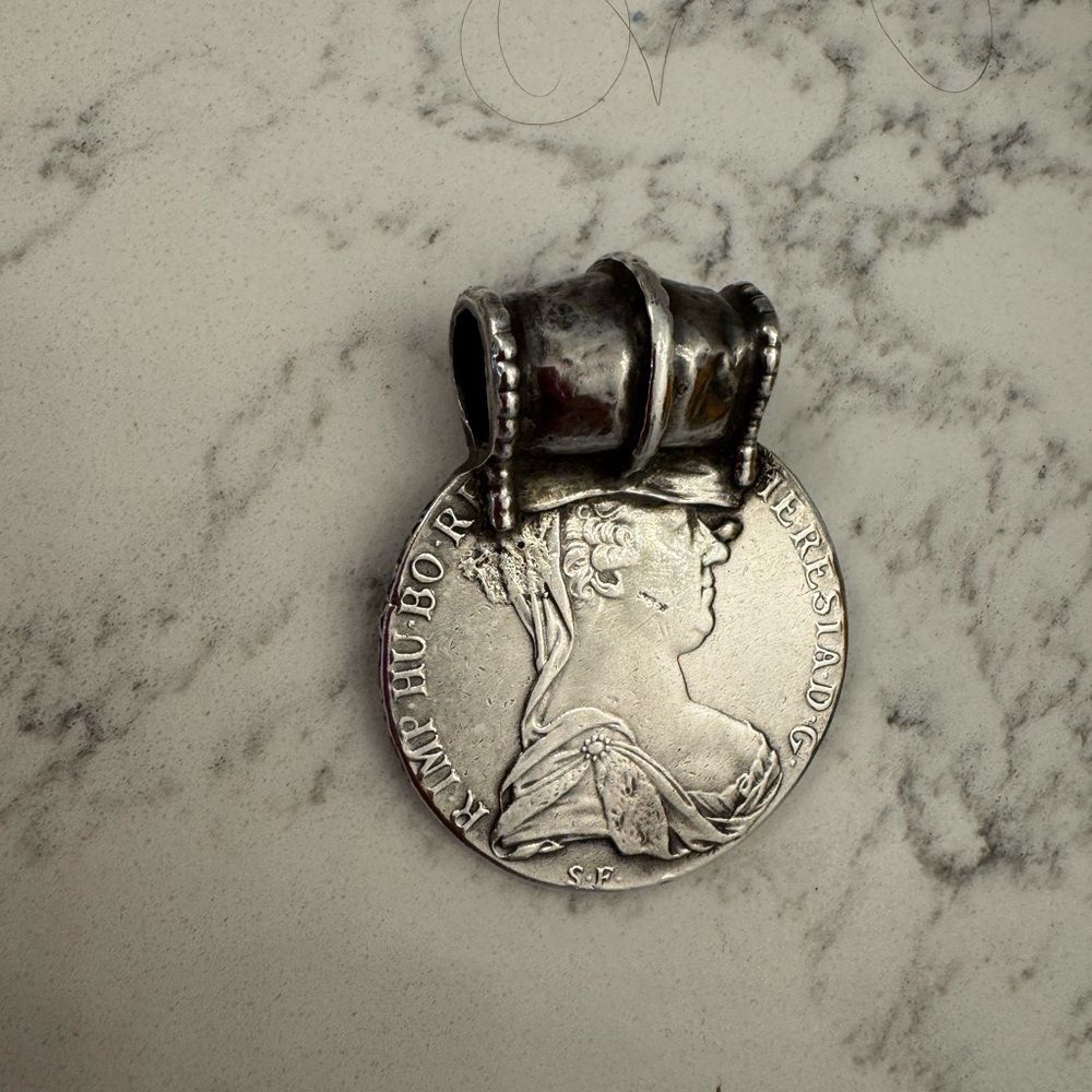 Silver Coin Pendant